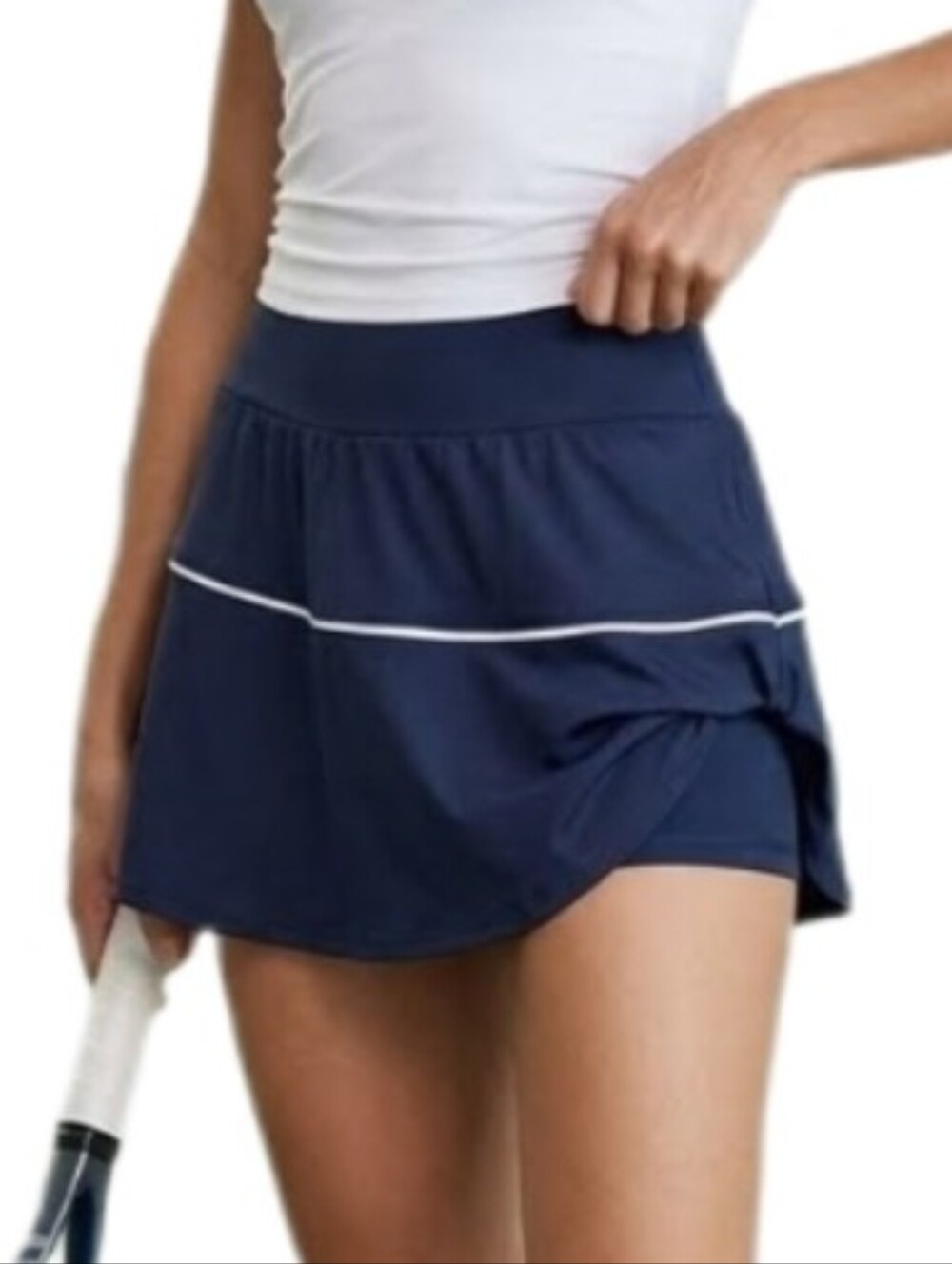 THRIVE SOCIETE Tennis Skorts Navy Blue Size L